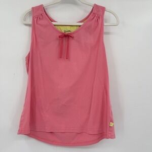 Nick‎ & Nora Womens XXL Sleepwear Tank Top Pink Cotton Bow Lounge Pajama